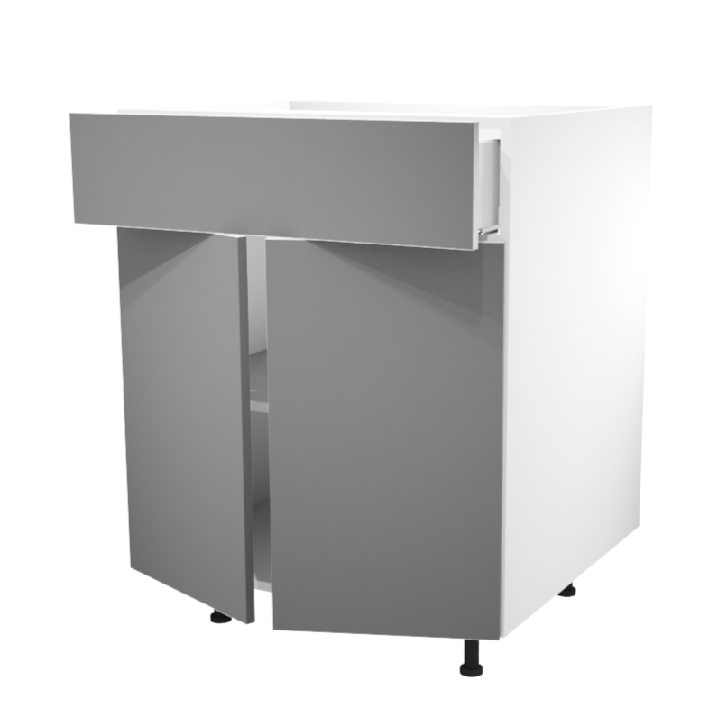 Armoire de cuisine du bas portes / tiroir (27''L)