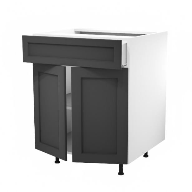 Armoire de cuisine du bas portes / tiroir (27''L)