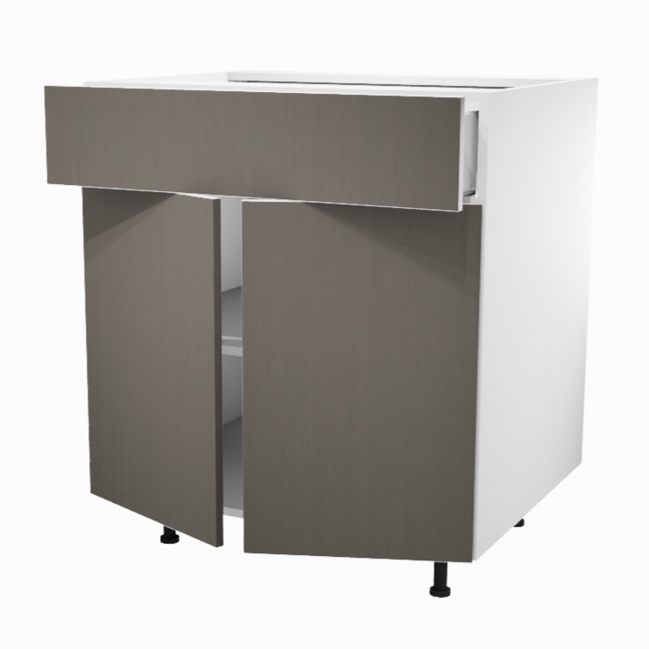 Armoire de cuisine du bas portes / tiroir (30''L)