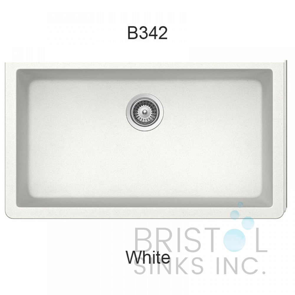 Évier en granite simple encastré Bristol B317-B319-B329-B336-B342