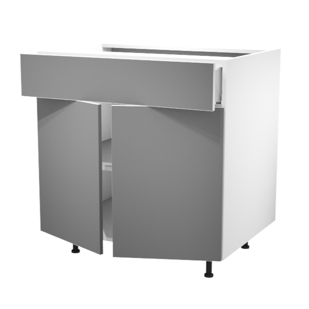 Armoire de cuisine du bas portes / tiroir (33''L)