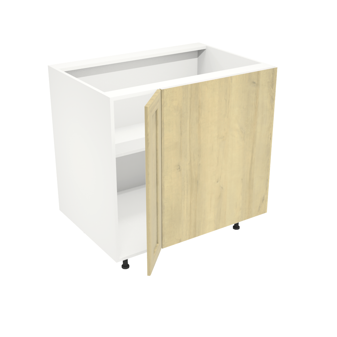 Armoire de cuisine du bas coin mort (36''L)