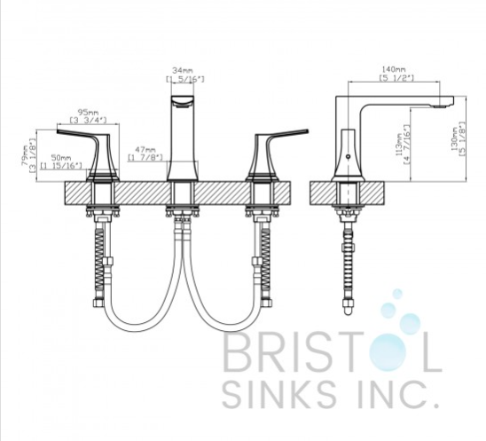 Villeta bathroom faucet