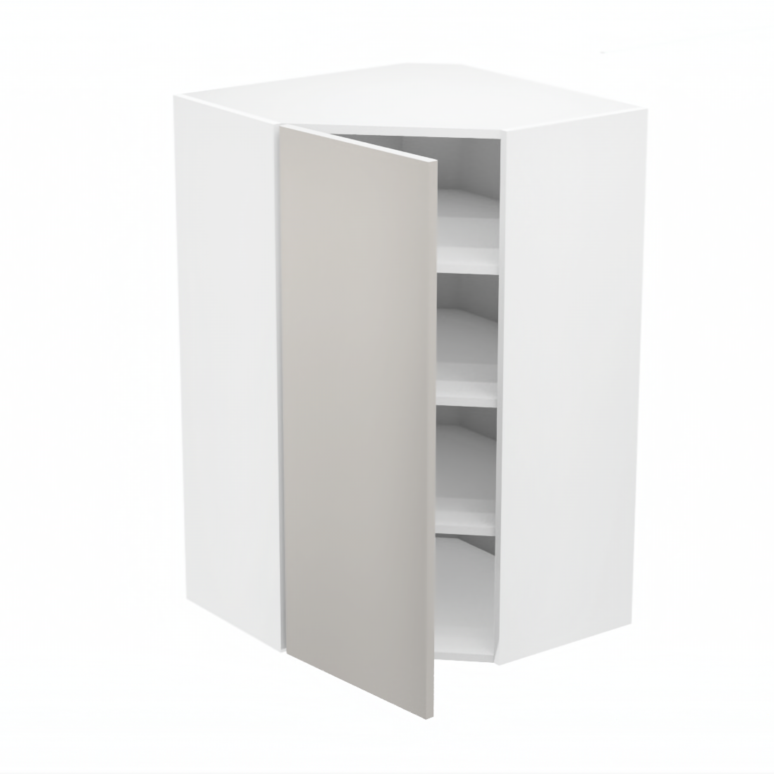 Armoire de cuisine du haut coin diagonal (24''L x 39''H)