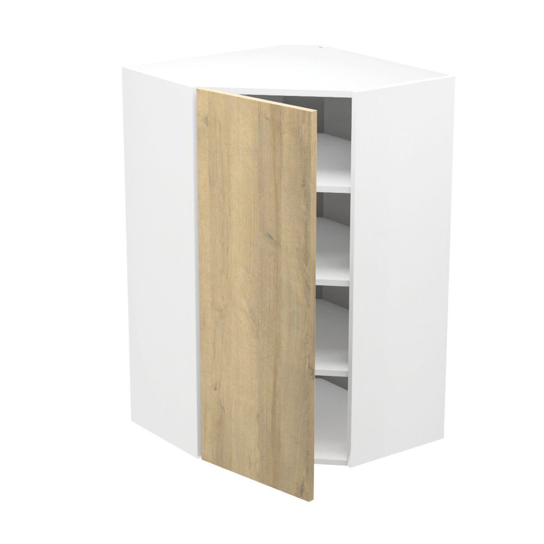 Armoire de cuisine du haut coin diagonal (24''L x 39''H)