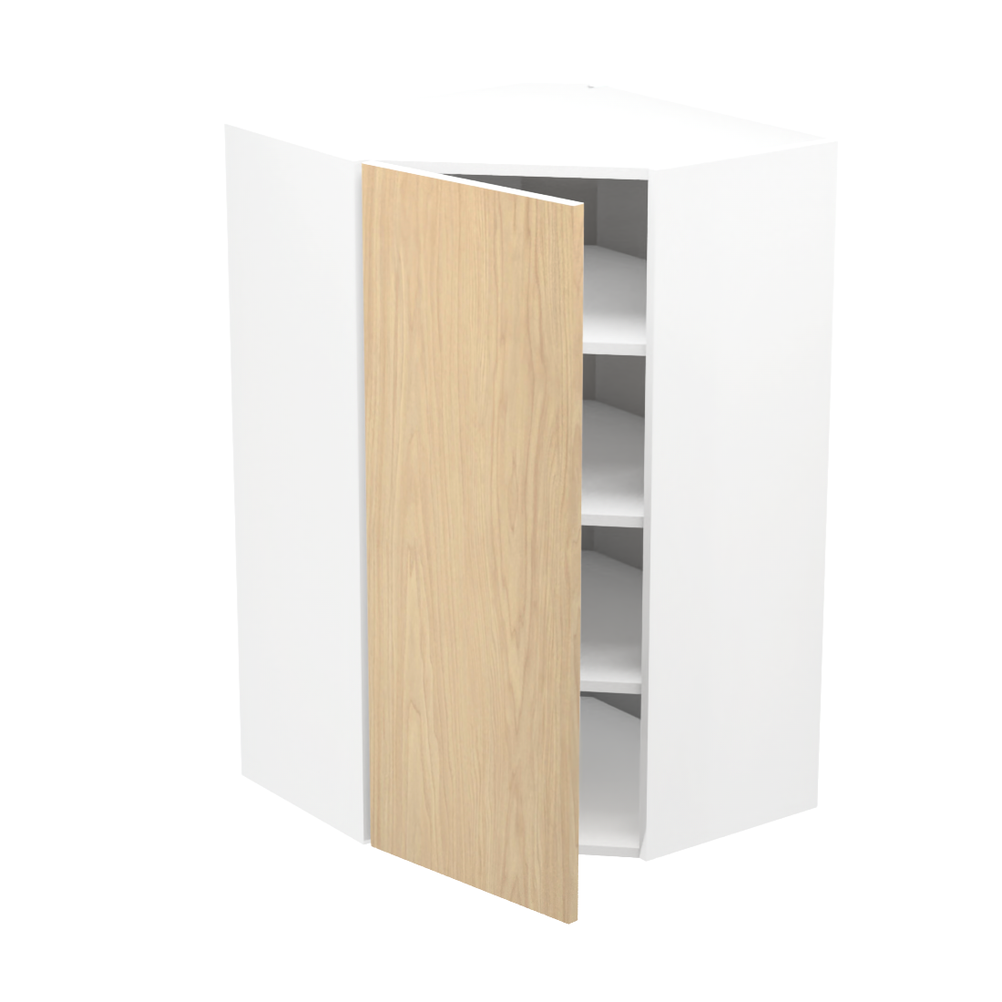 Armoire de cuisine du haut coin diagonal (24''L x 39''H)