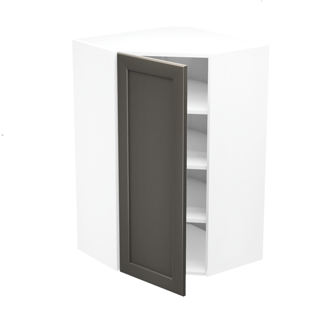 Armoire de cuisine du haut coin diagonal (24''L x 39''H)