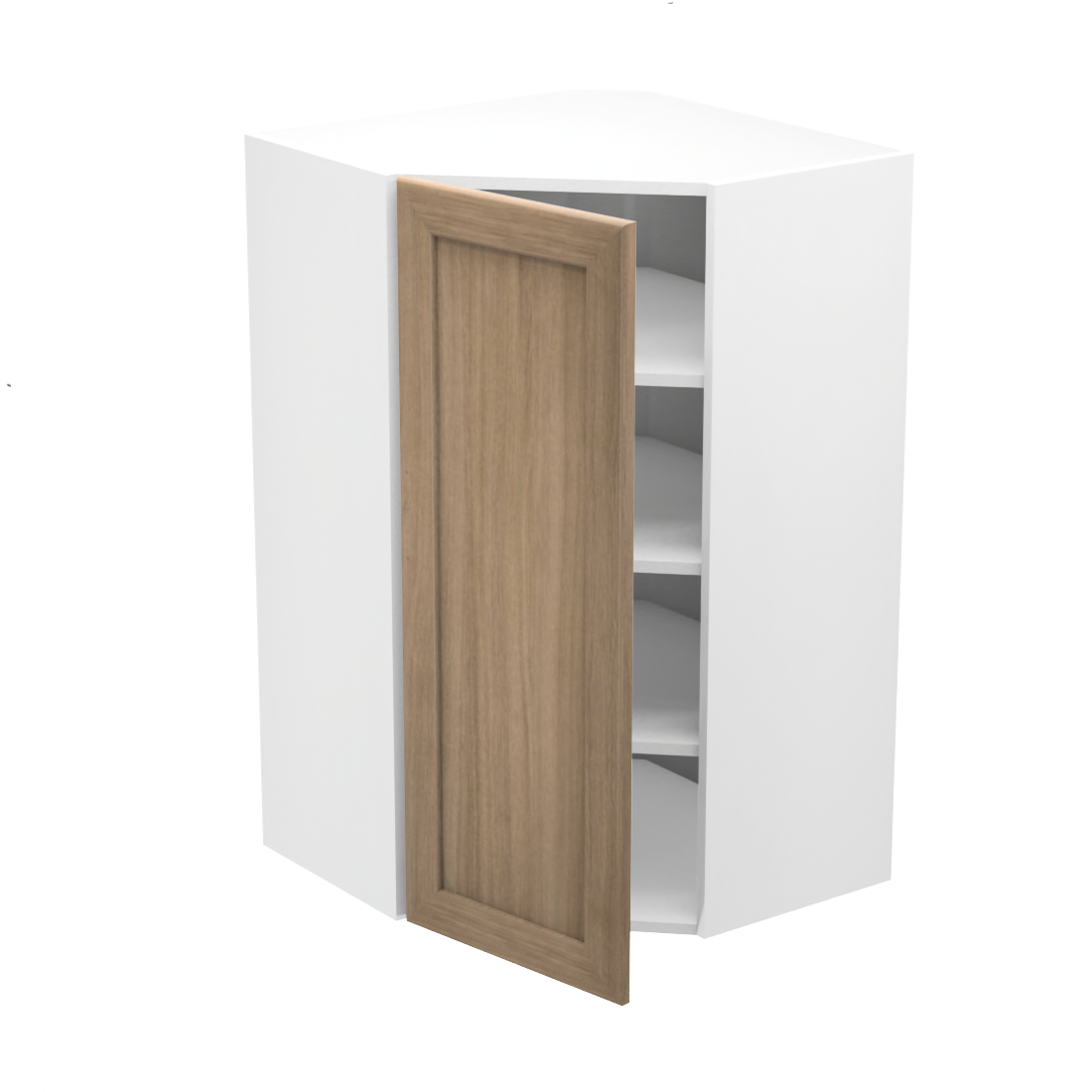 Armoire de cuisine du haut coin diagonal (24''L x 39''H)