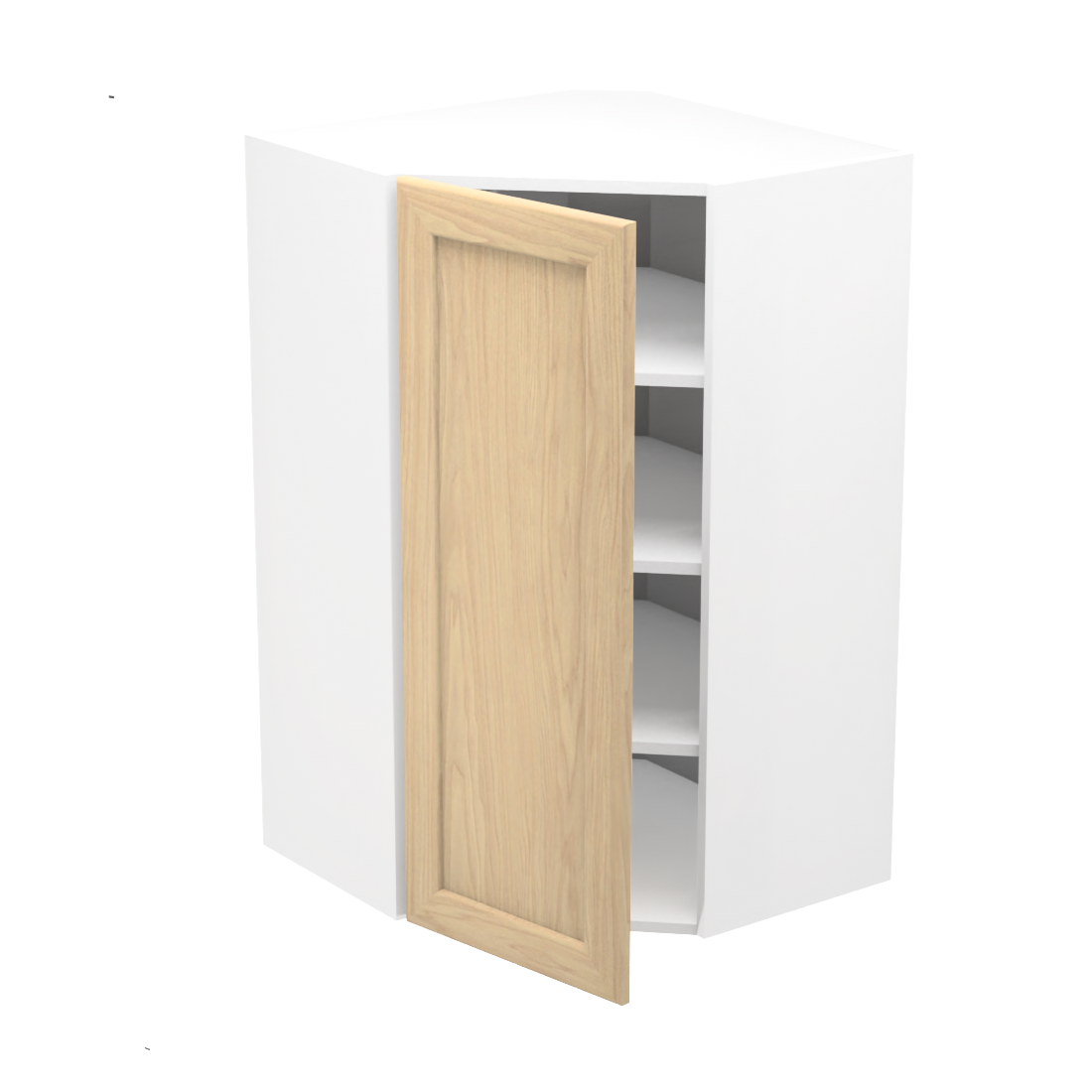 Armoire de cuisine du haut coin diagonal (24''L x 39''H)