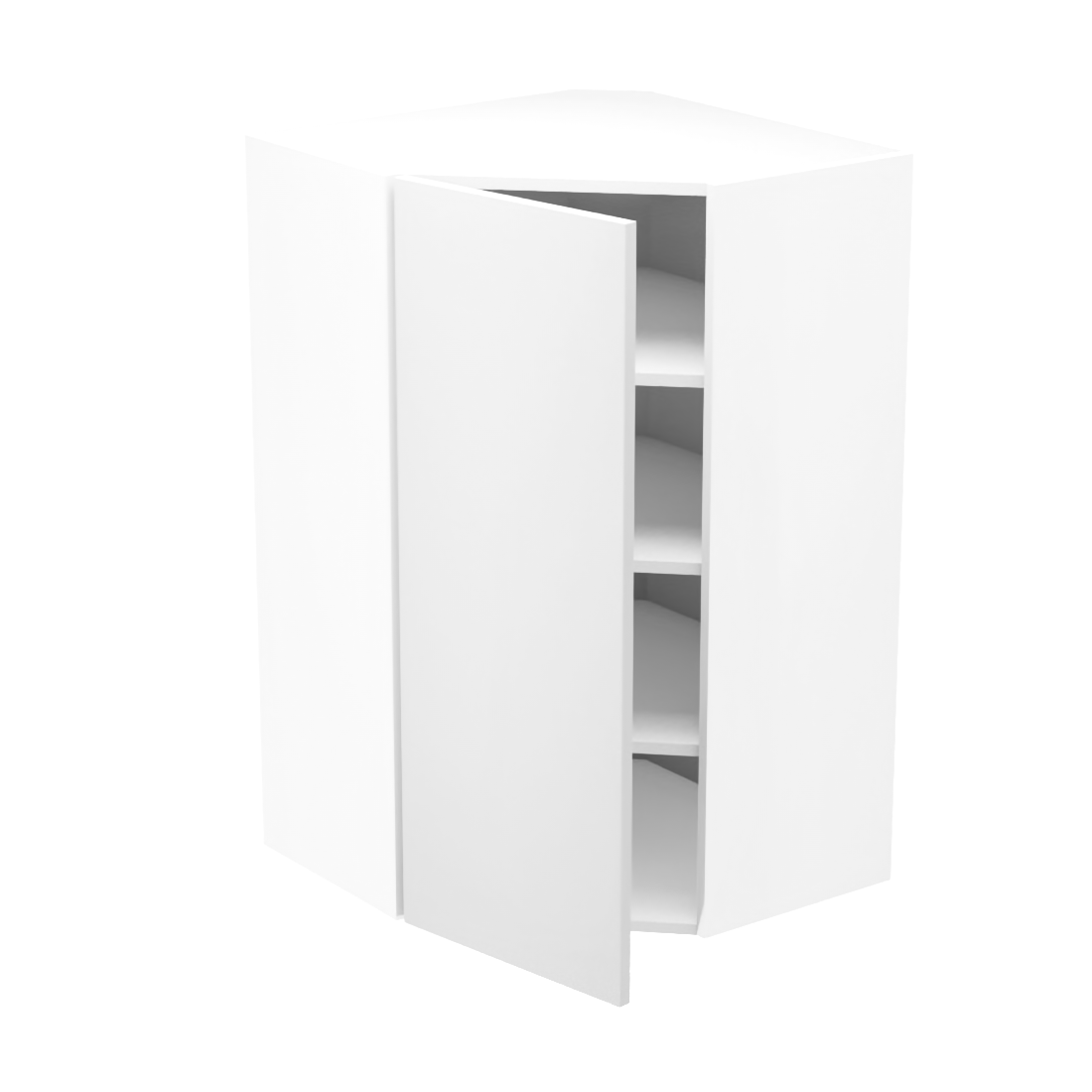 Armoire de cuisine du haut coin diagonal (24''L x 39''H)