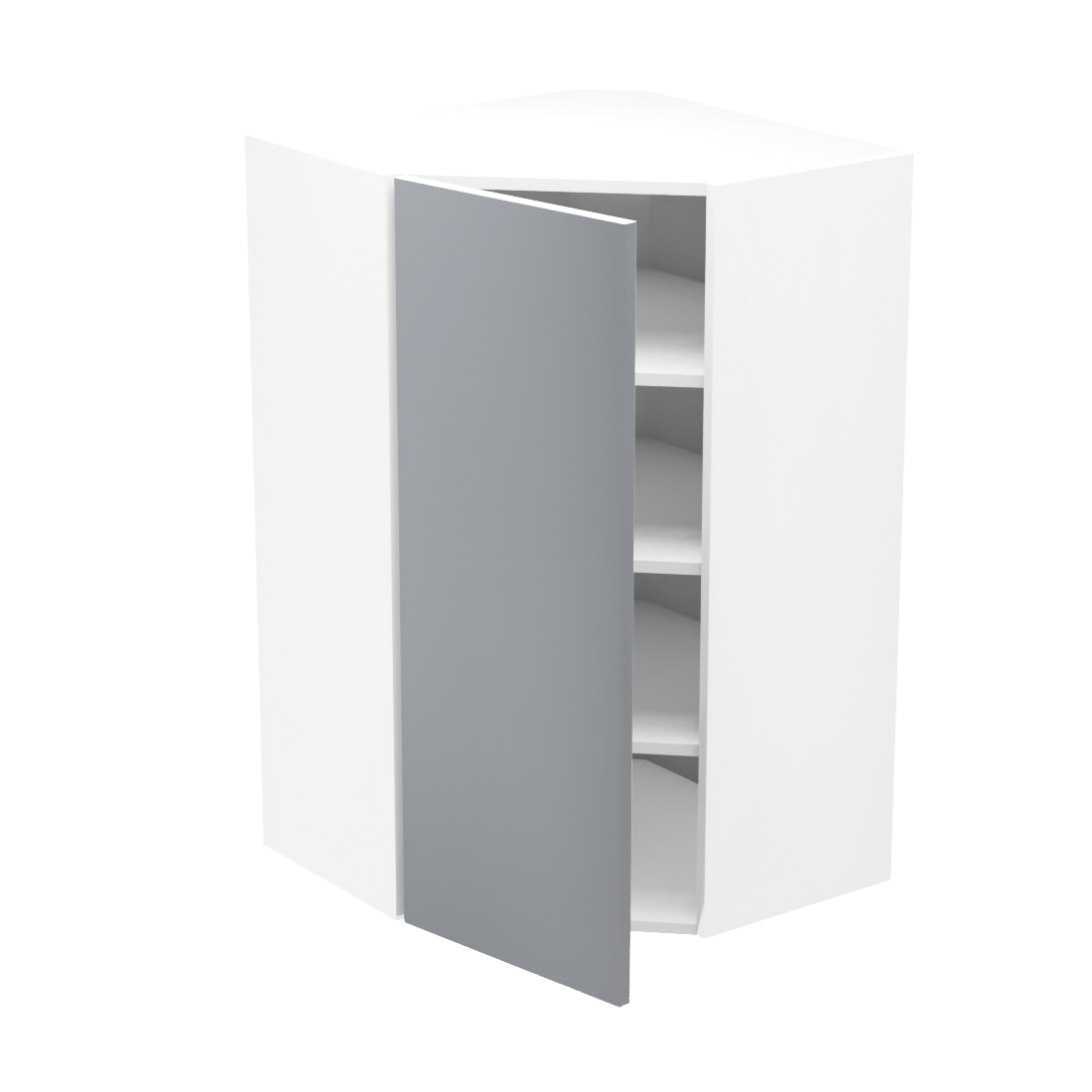 Armoire de cuisine du haut coin diagonal (24''L x 39''H)