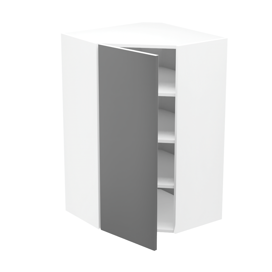 Armoire de cuisine du haut coin diagonal (24''L x 39''H)