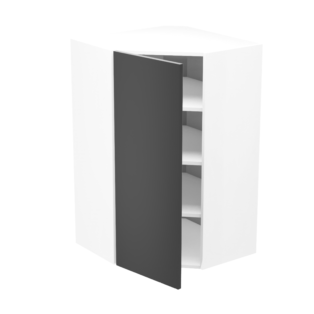 Armoire de cuisine du haut coin diagonal (24''L x 39''H)