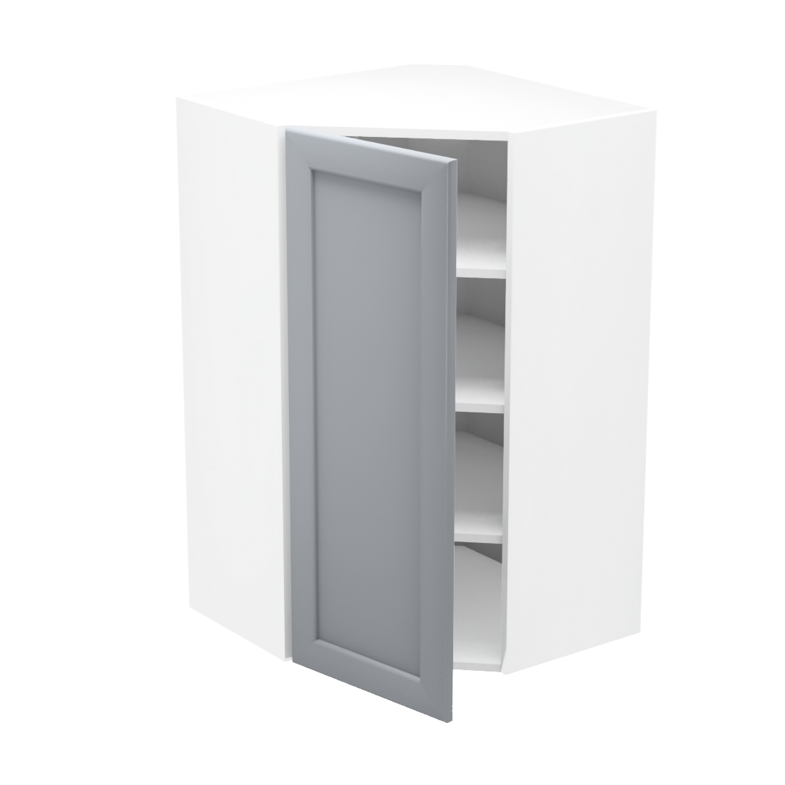Armoire de cuisine du haut coin diagonal (24''L x 39''H)
