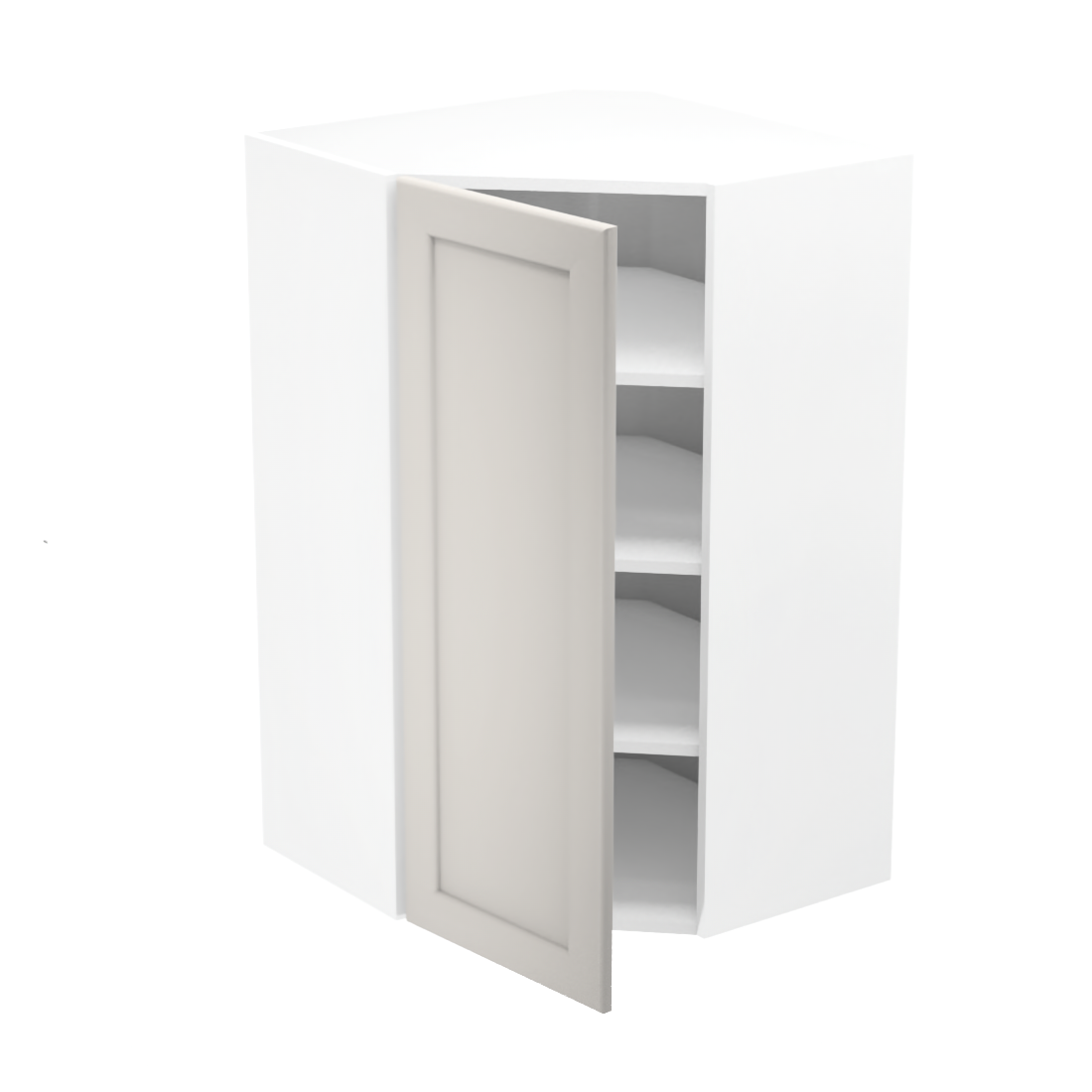 Armoire de cuisine du haut coin diagonal (24''L x 39''H)