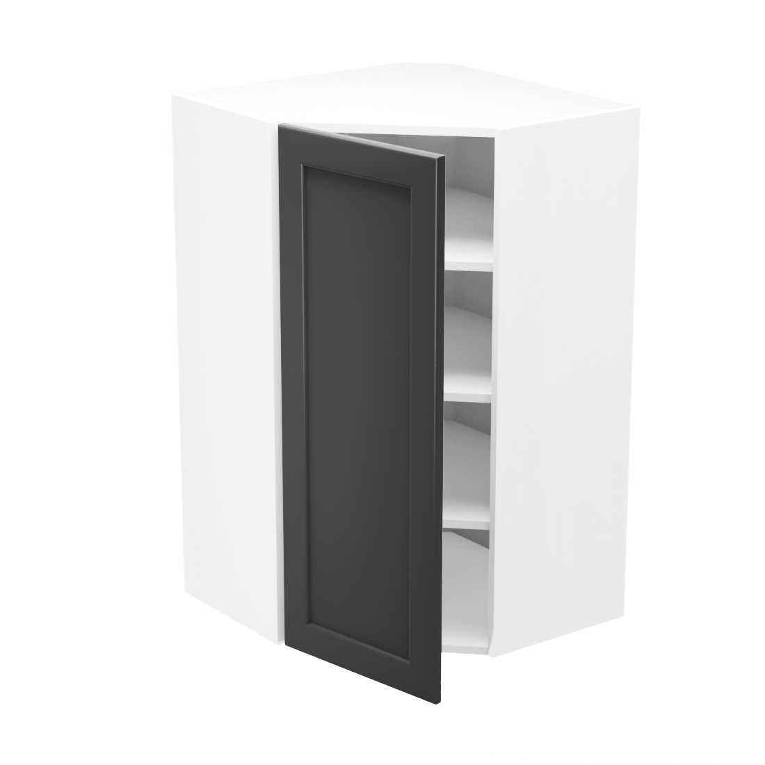 Armoire de cuisine du haut coin diagonal (24''L x 39''H)