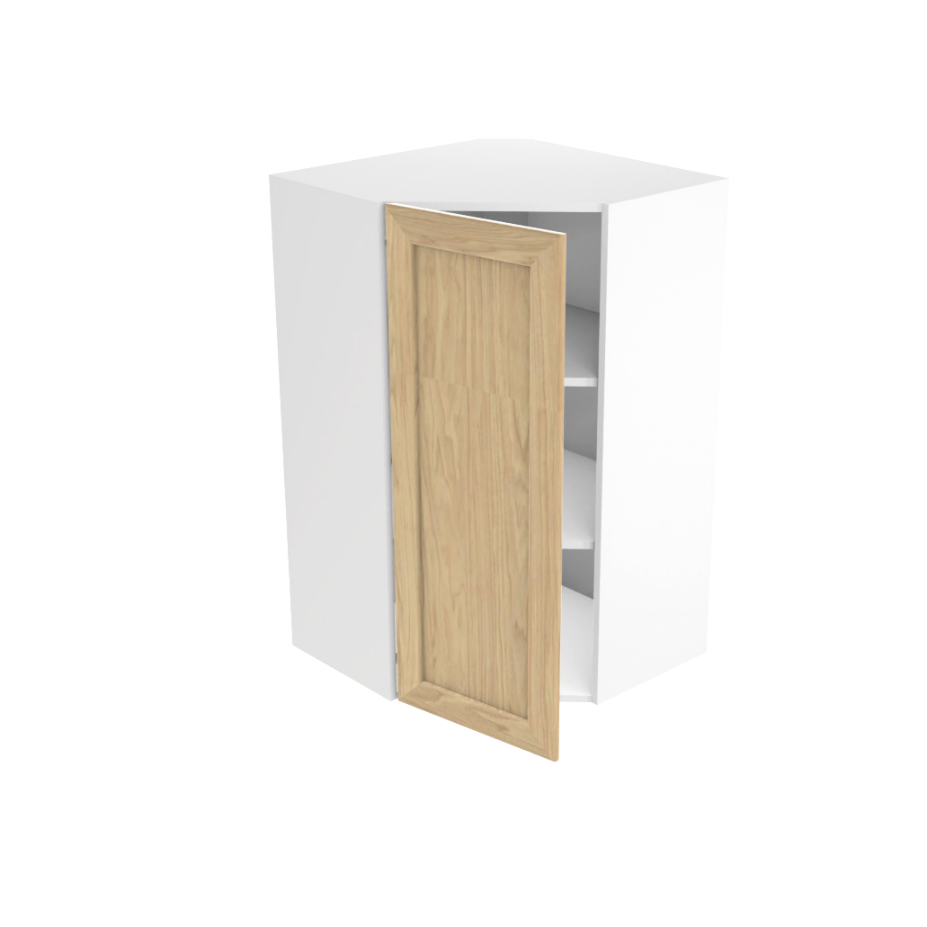 Armoire de cuisine du haut coin diagonal (24''L x 36''H)