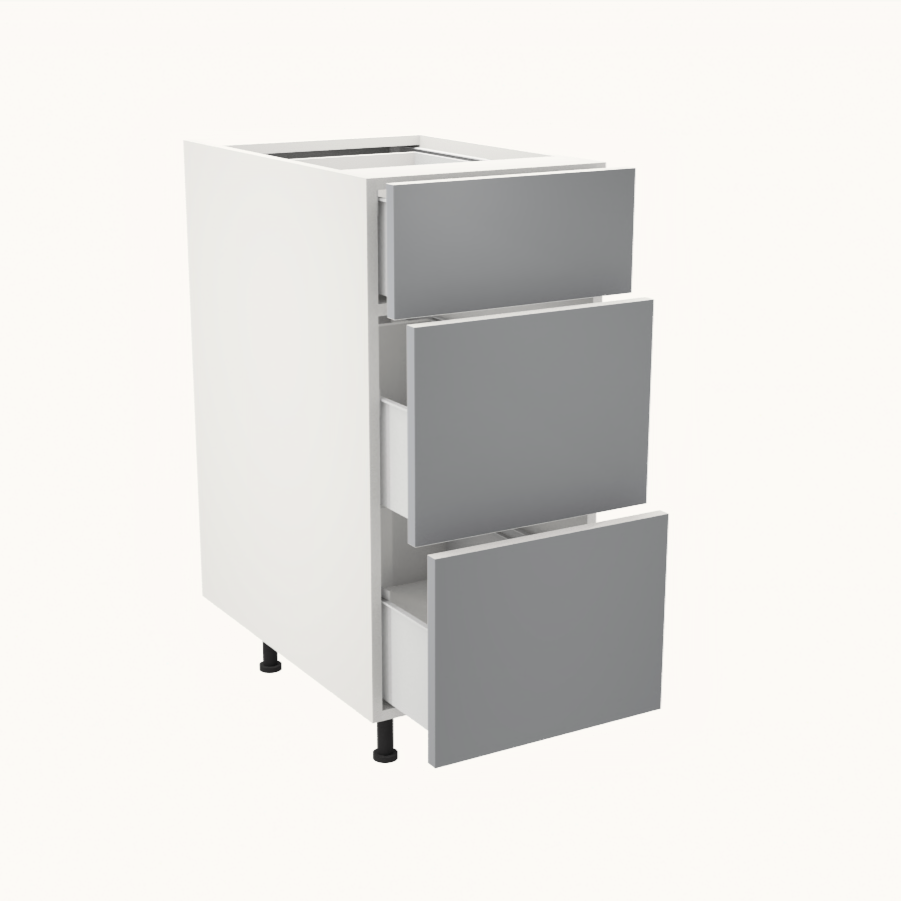 Kitchen 3 drawer base cabinet 15''