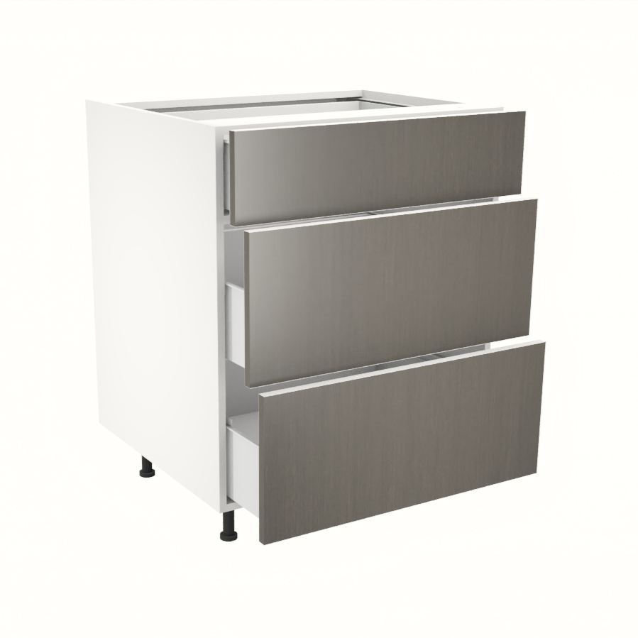 Armoire de cuisine du bas 3 tiroirs (27''L)