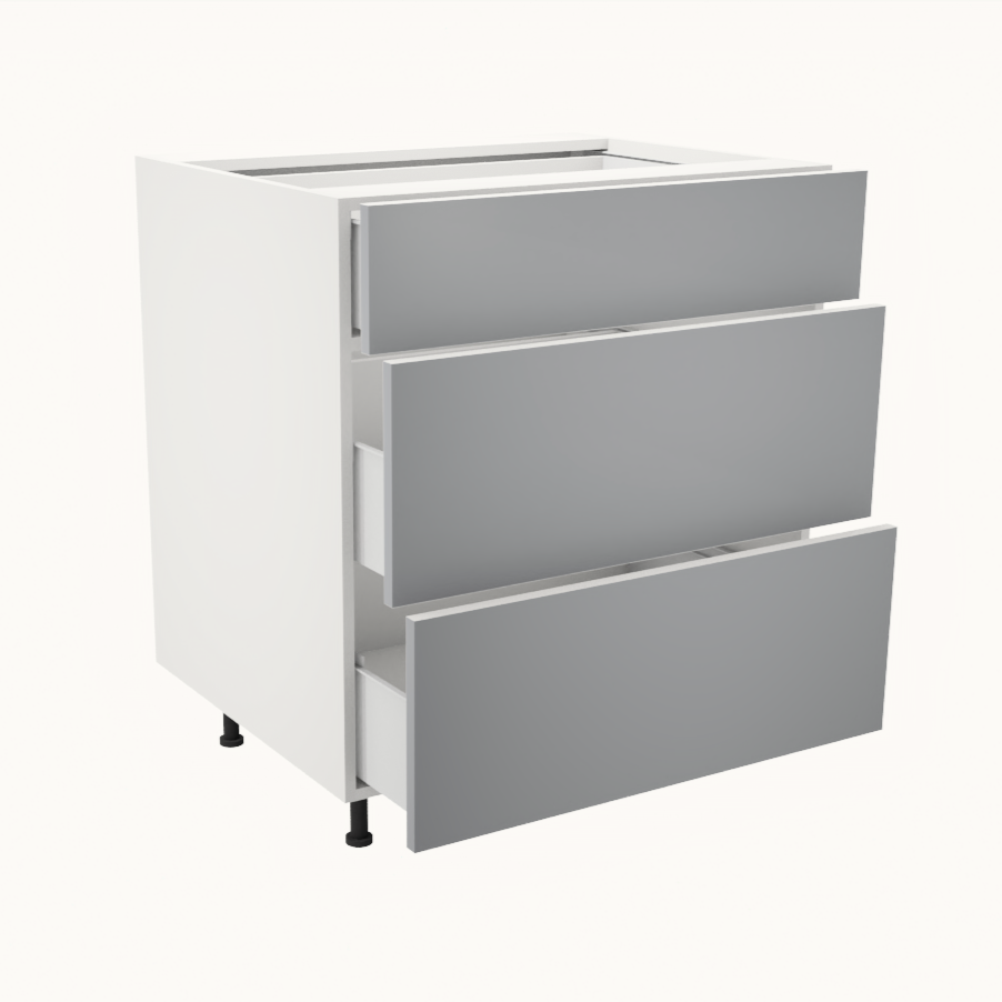 Kitchen 3 drawer base cabinet 30''