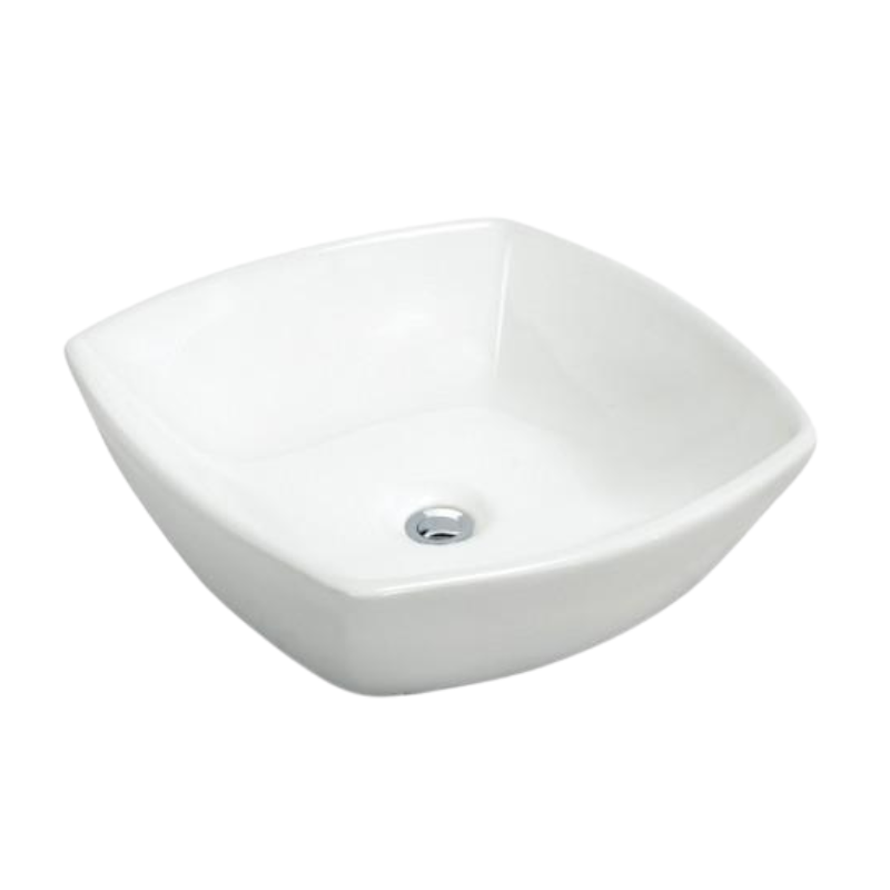 Lavabo vasque contemporaine en porcelaine BV114 - BV115