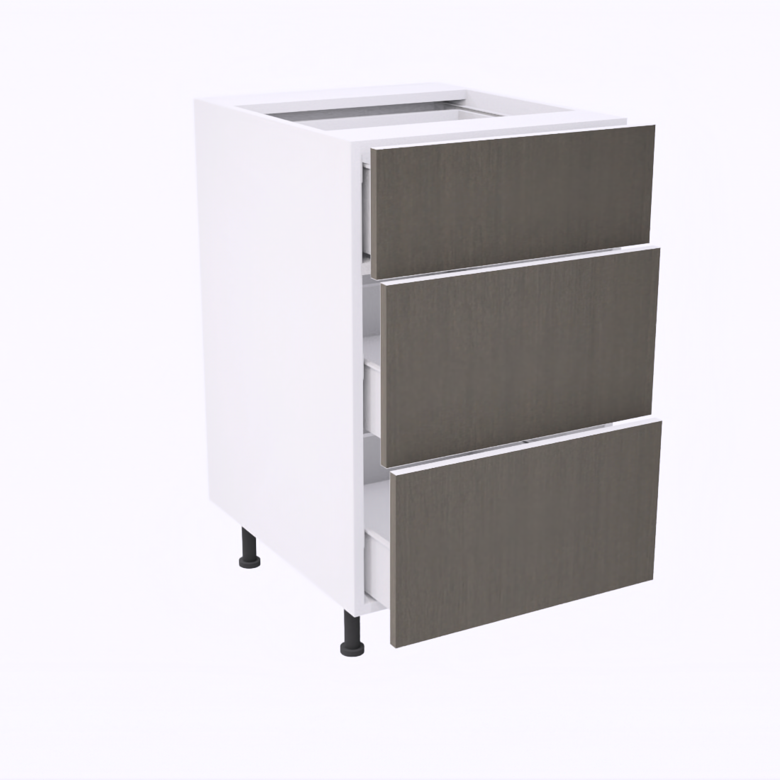 Bathroom vanity with 3 drawers 18''L