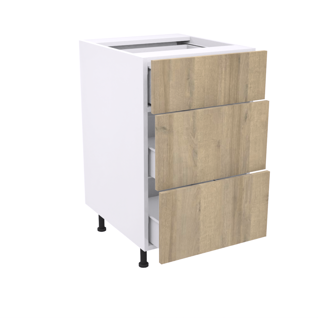 Bathroom vanity with 3 drawers 18''L