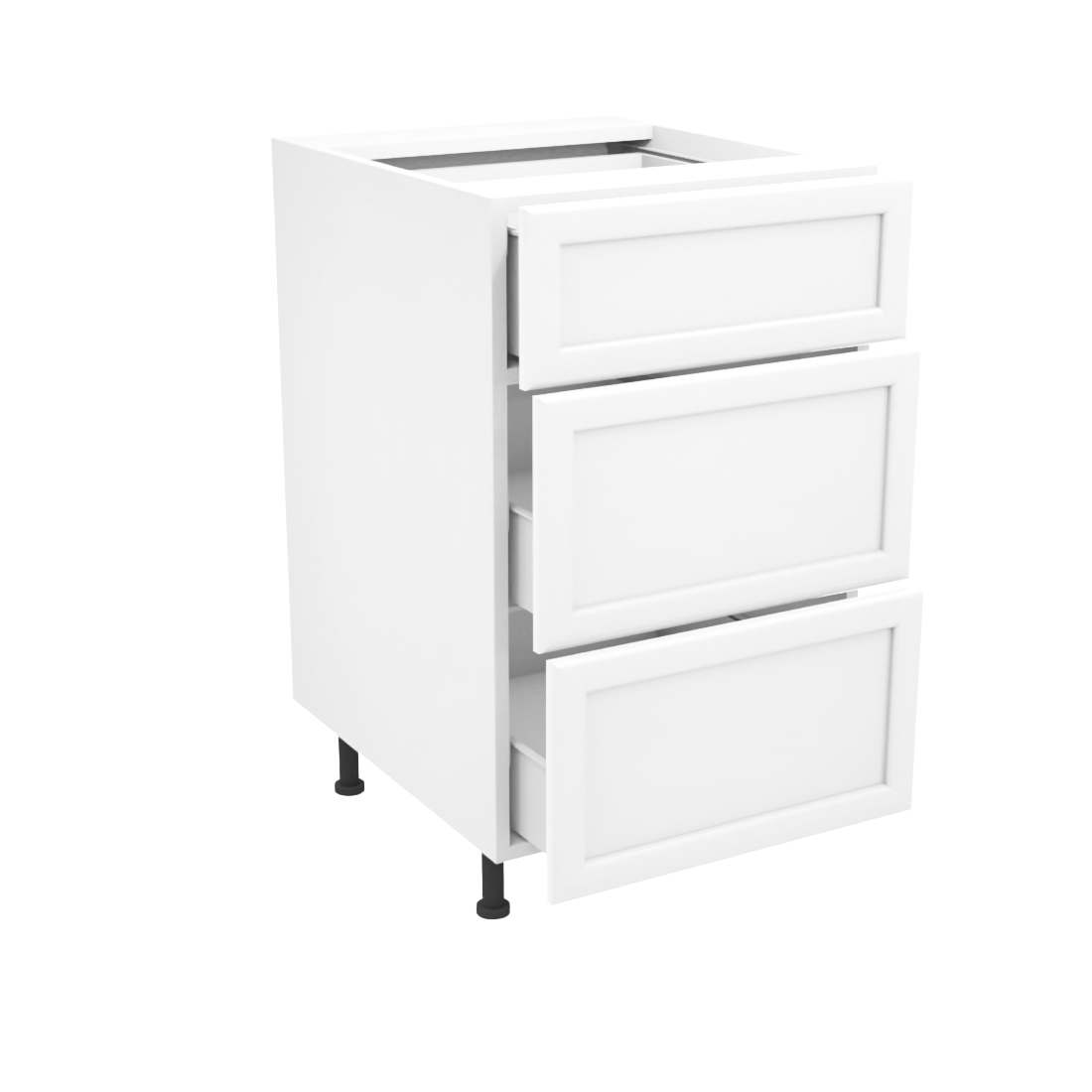 Bathroom vanity with 3 drawers 18''L