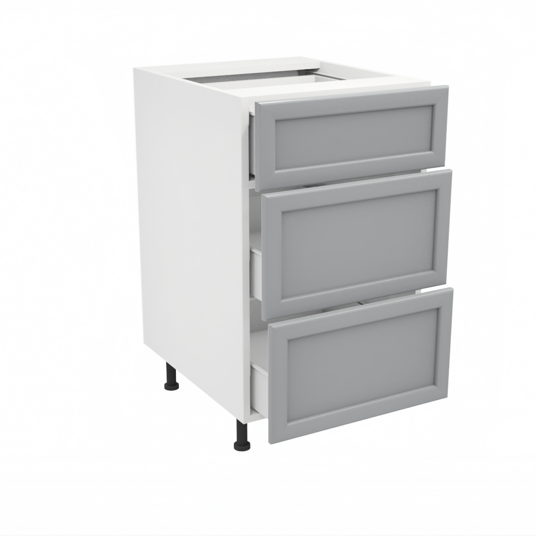 Bathroom vanity with 3 drawers 18''L