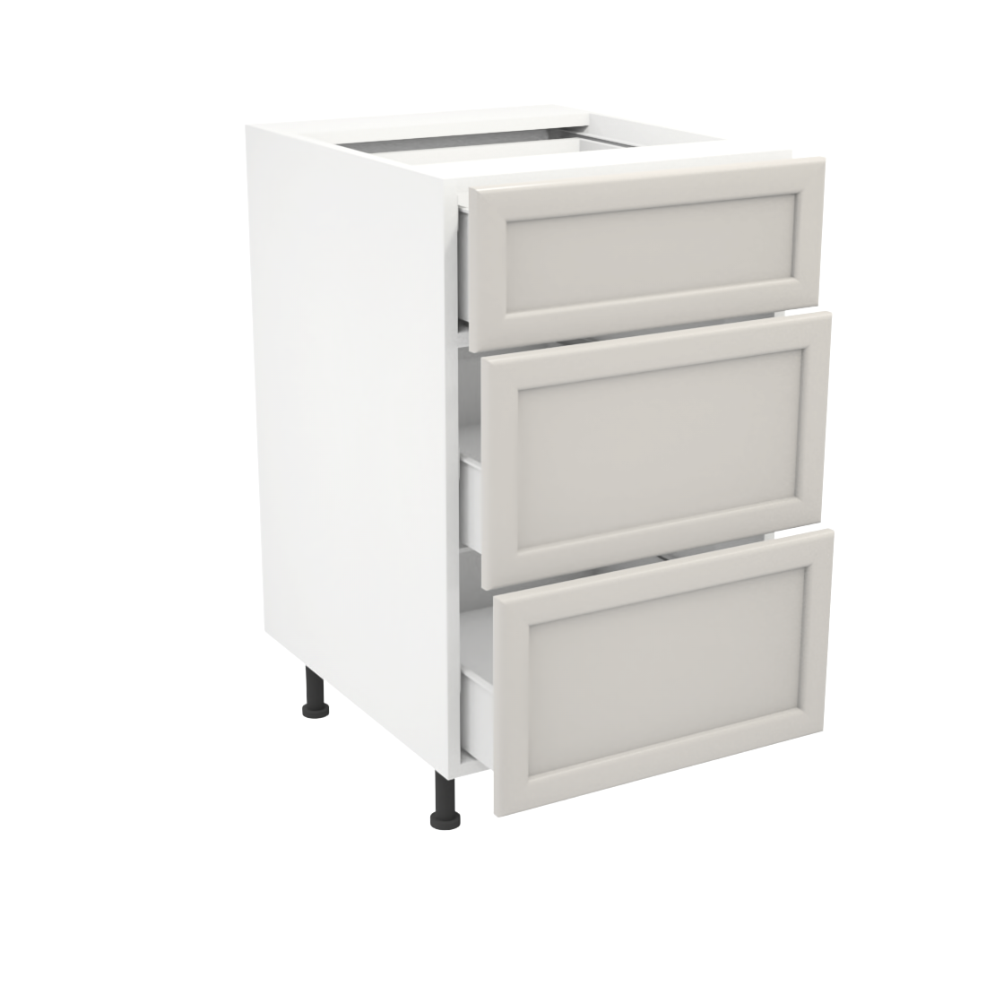 Bathroom vanity with 3 drawers 18''L