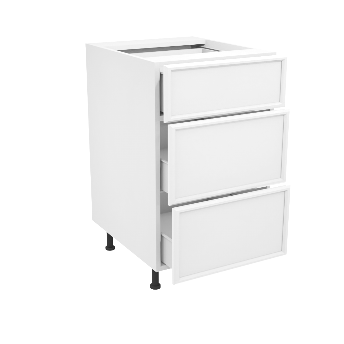 Bathroom vanity with 3 drawers 18''L