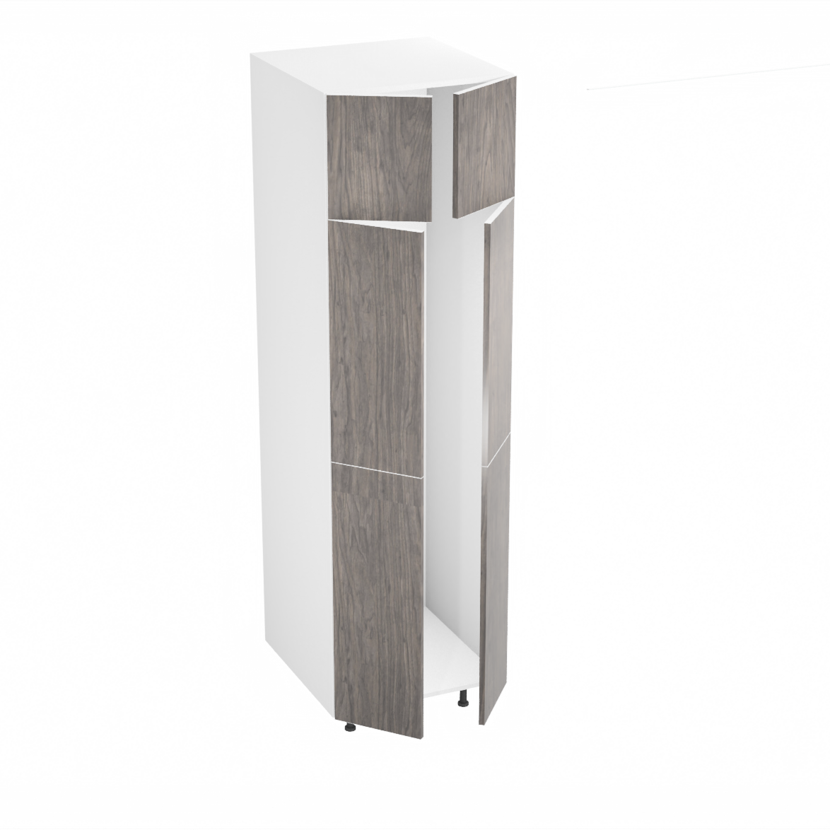 Armoire de rangement (garde-robe) (24''L x 84''H x 23 3/4''P)