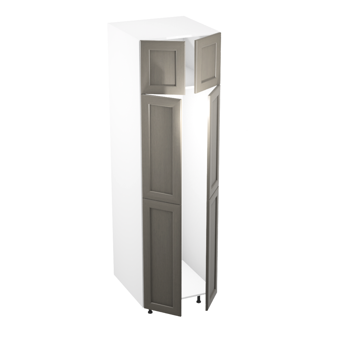 Armoire de rangement (garde-robe) (24''L x 84''H x 23 3/4''P)