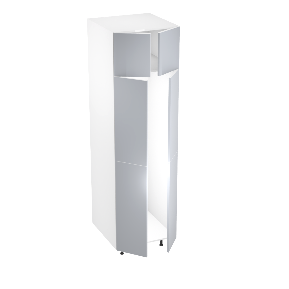 Armoire de rangement (garde-robe) (24''L x 84''H x 23 3/4''P)