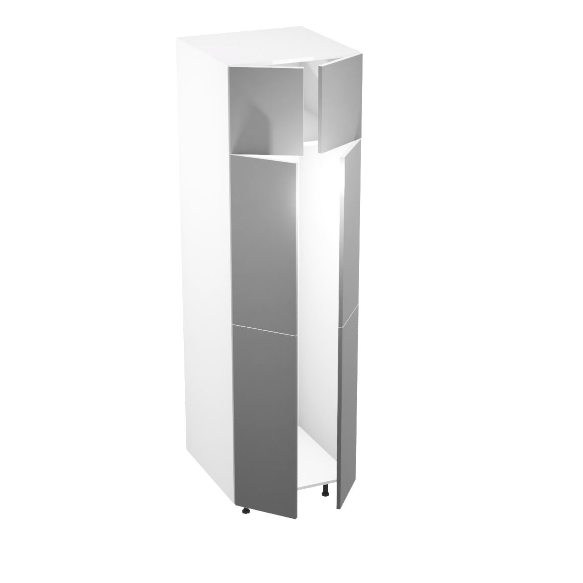 Armoire de rangement (garde-robe) (24''L x 84''H x 23 3/4''P)
