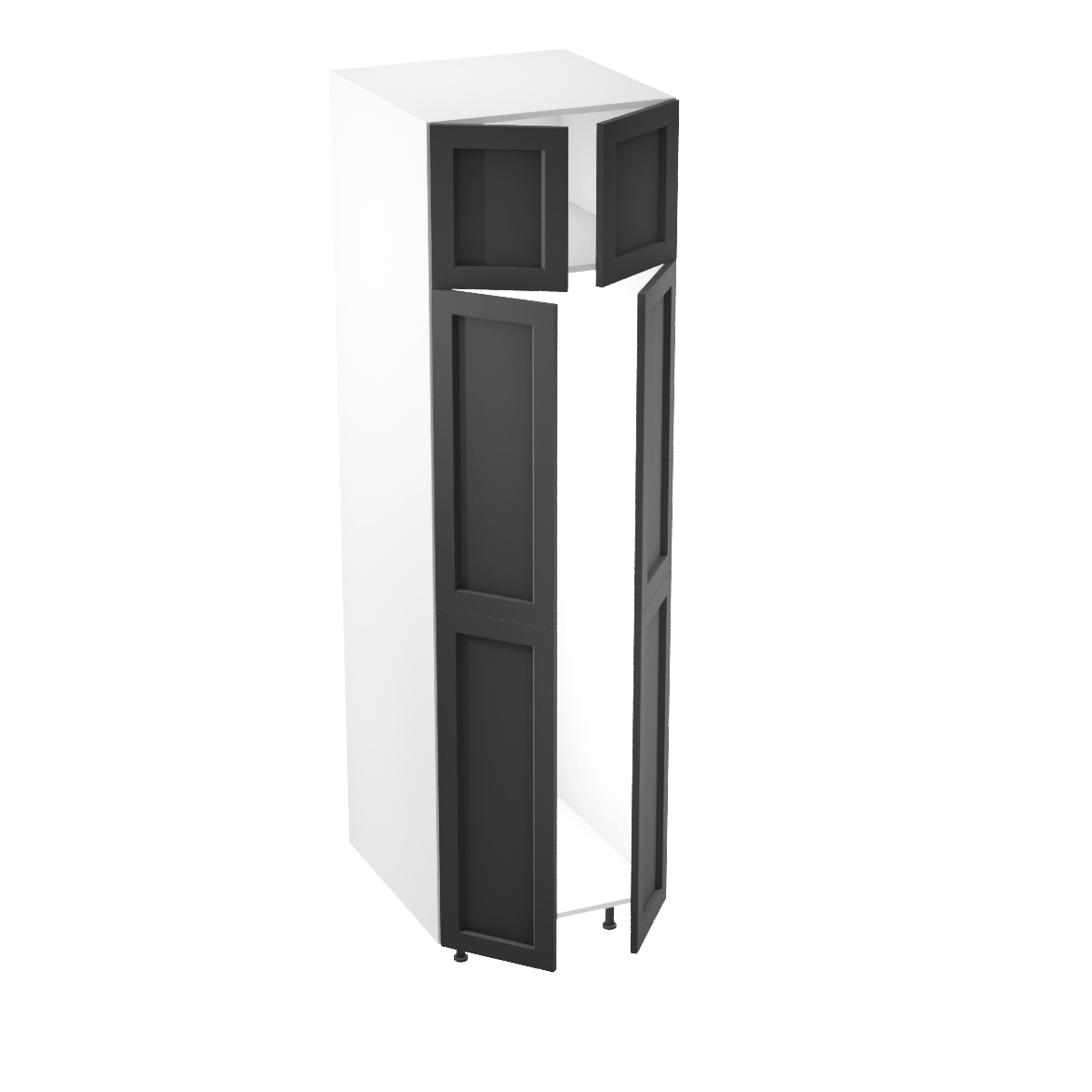 Armoire de rangement (garde-robe) (24''L x 84''H x 23 3/4''P)