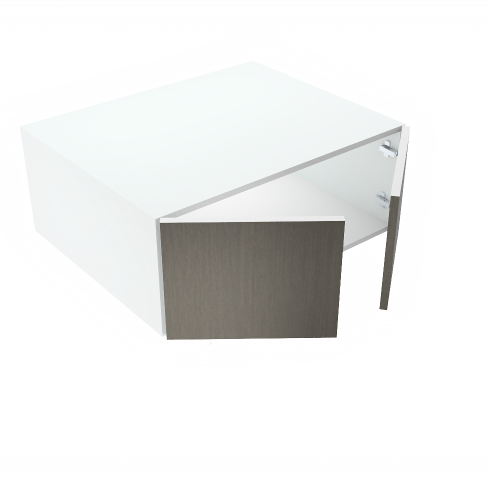 Armoire de cuisine du haut profonde 2 portes (30''L x 12''H x 23 3/4''P)