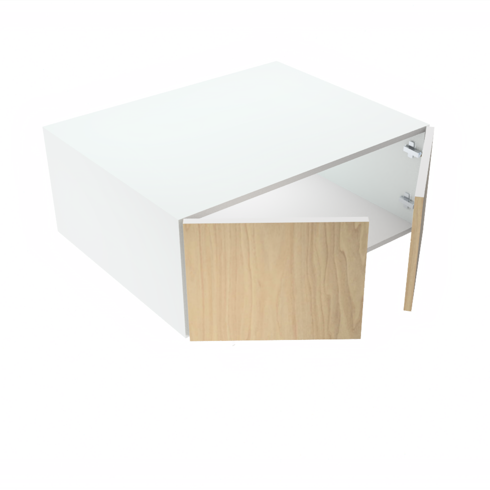 Armoire de cuisine du haut profonde 2 portes (30''L x 12''H x 23 3/4''P)