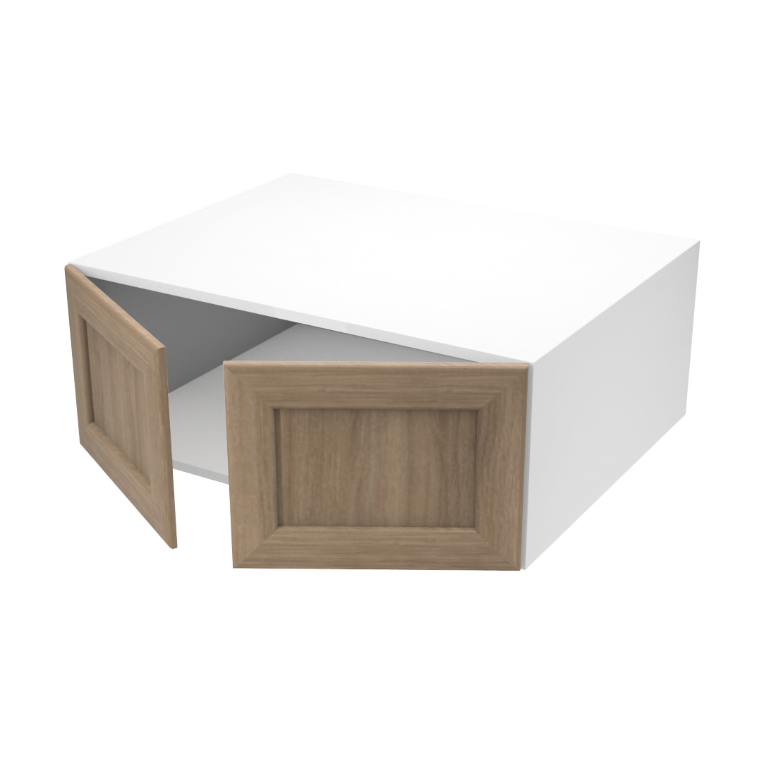 Armoire de cuisine du haut profonde 2 portes (31''L x 12''H x 23 3/4''P)