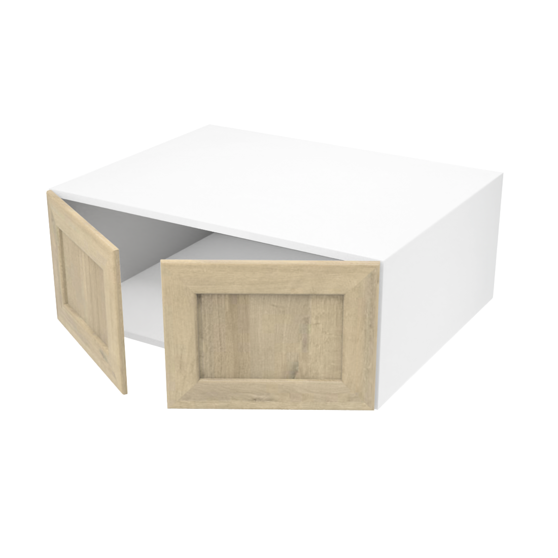 Armoire de cuisine du haut profonde 2 portes (31''L x 12''H x 23 3/4''P)