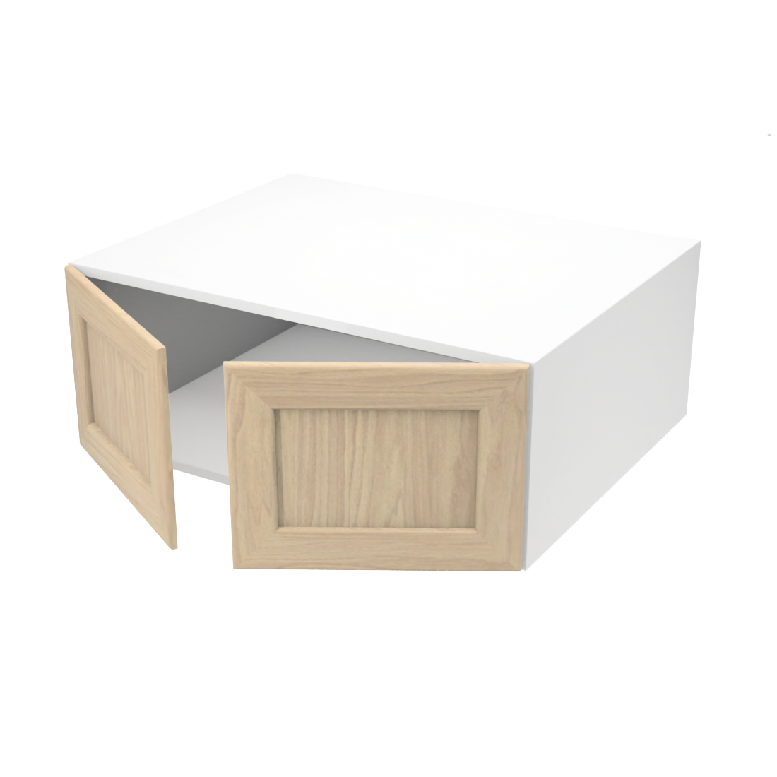 Armoire de cuisine du haut profonde 2 portes (31''L x 12''H x 23 3/4''P)