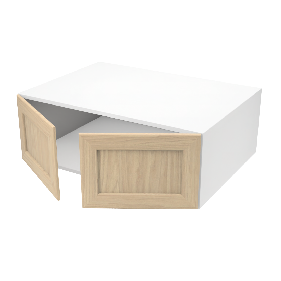 Armoire de cuisine du haut profonde 2 portes (34''L x 12''H x 23 3/4''P)