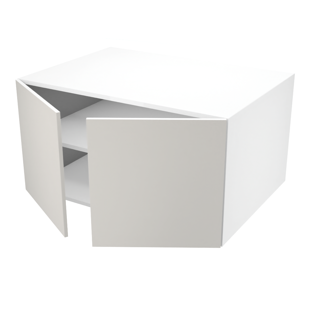 Armoire de cuisine du haut profonde 2 portes (34''L x 18''H x 23 3/4''P)