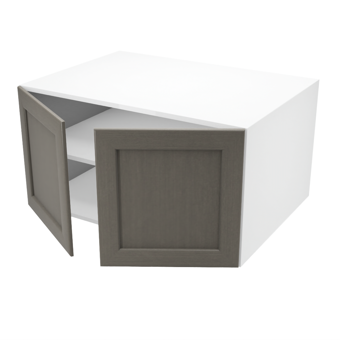 Armoire de cuisine du haut profonde 2 portes (34''L x 18''H x 23 3/4''P)