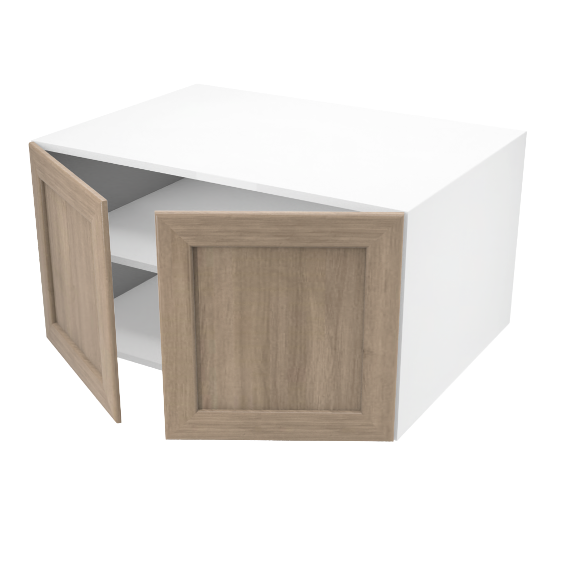 Armoire de cuisine du haut profonde 2 portes (34''L x 18''H x 23 3/4''P)