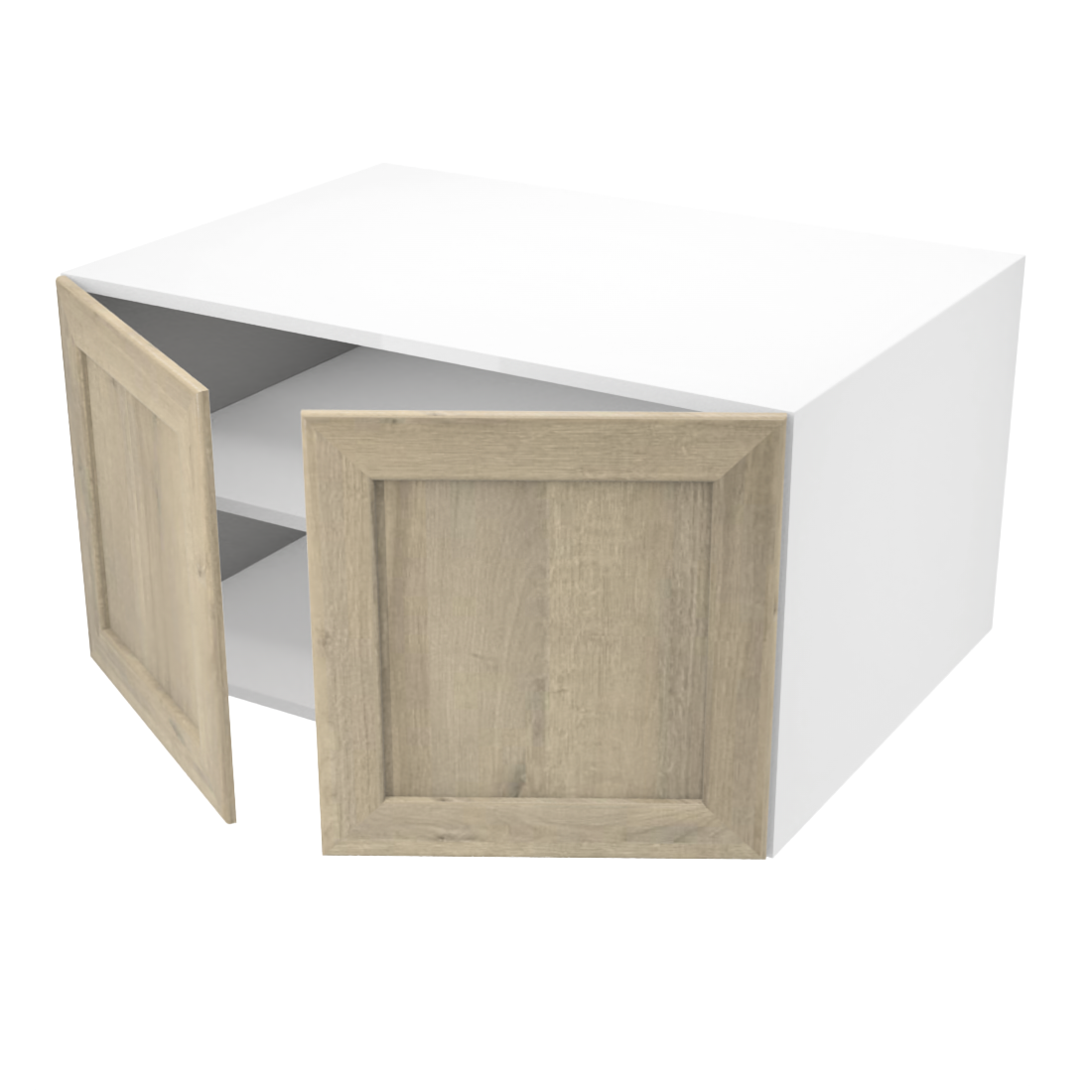 Armoire de cuisine du haut profonde 2 portes (34''L x 18''H x 23 3/4''P)