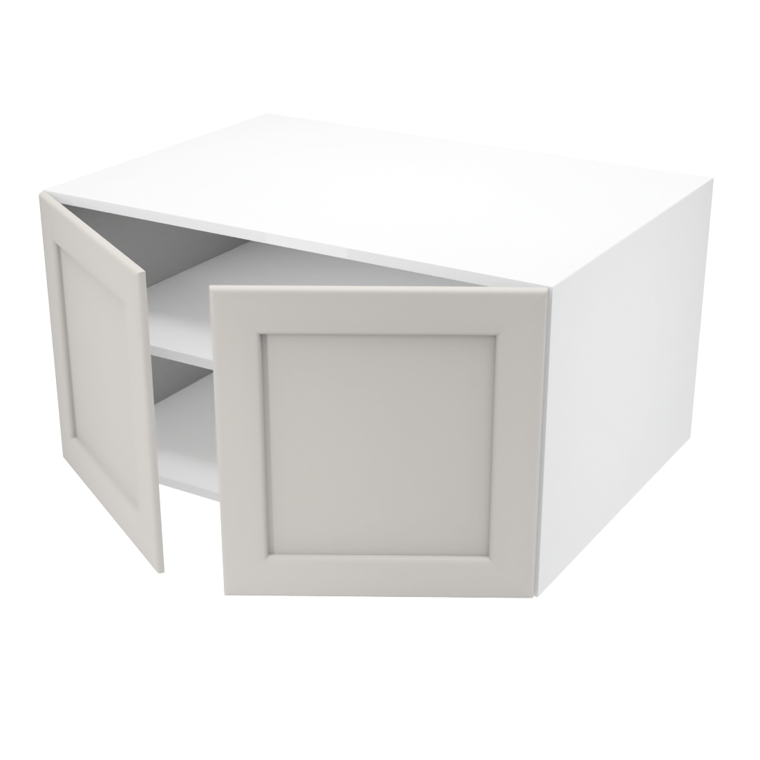 Armoire de cuisine du haut profonde 2 portes (34''L x 18''H x 23 3/4''P)