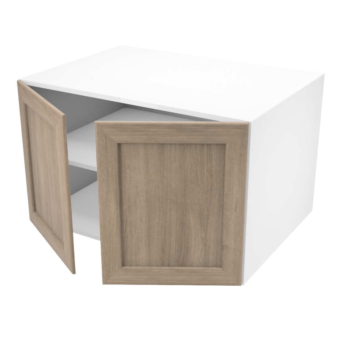 Armoire de cuisine du haut profonde 2 portes (34''L x 21''H x 23 3/4''P)