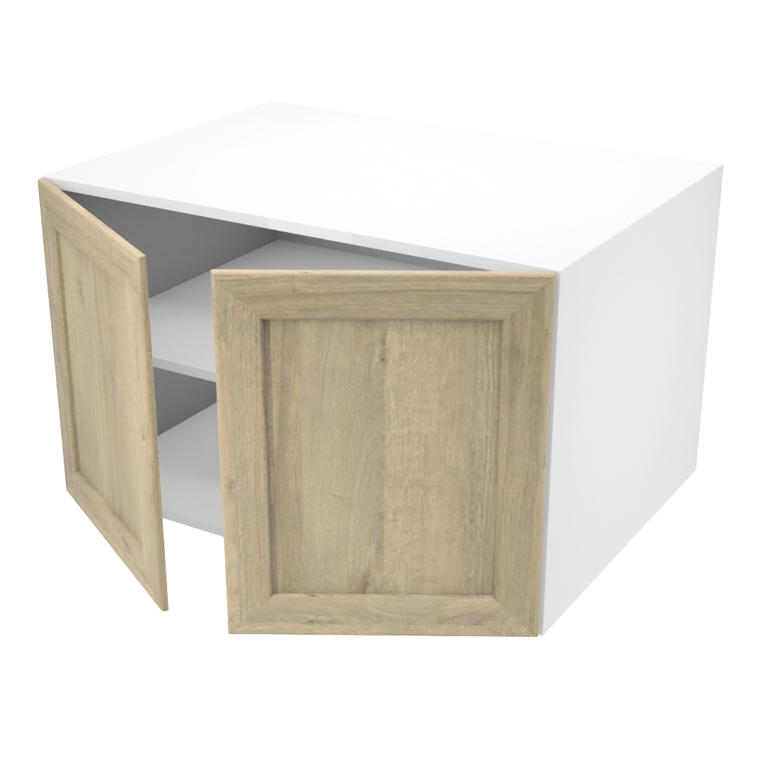 Armoire de cuisine du haut profonde 2 portes (34''L x 21''H x 23 3/4''P)