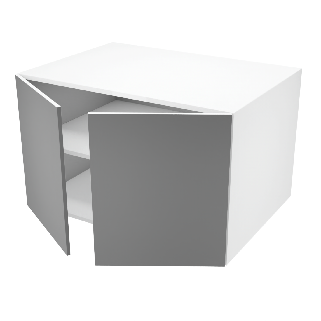 Armoire de cuisine du haut profonde 2 portes (34''L x 21''H x 23 3/4''P)